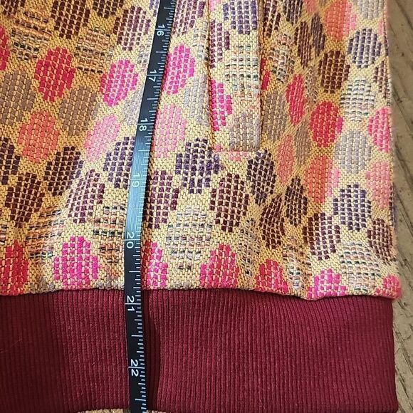 Chloe Oliver Anthropologie geo jacquard jacket size M excellent condition - Picture 8 of 11